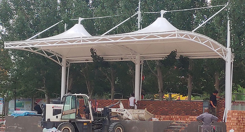 天津膜結構車棚 天津膜結構車棚