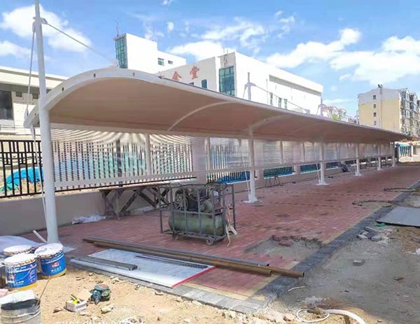 天津膜結構車棚 天津膜結構車棚